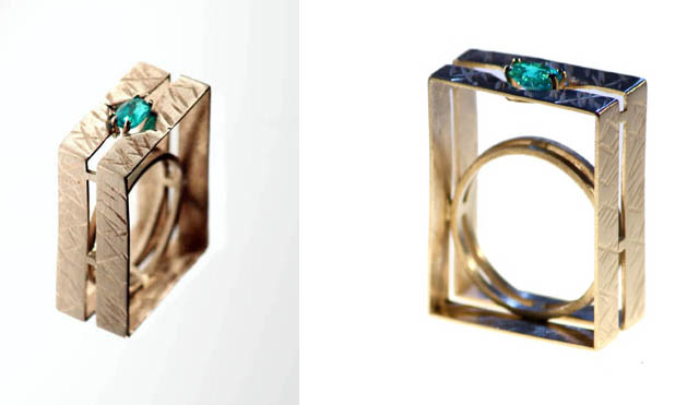 foto anello con tormalina