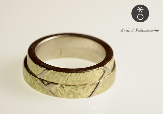 fedi oro bianco e giallo