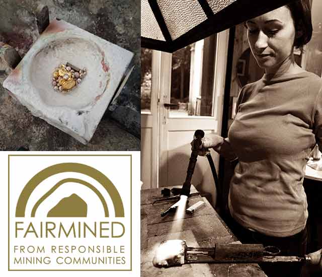 foto Eva Franceschini orafa Eva Franceschini usa oro etico Fairmined.