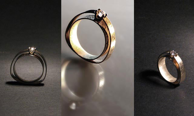 foto anello artigianale Anello artigianale creato da Eva per Marco e Glenda.