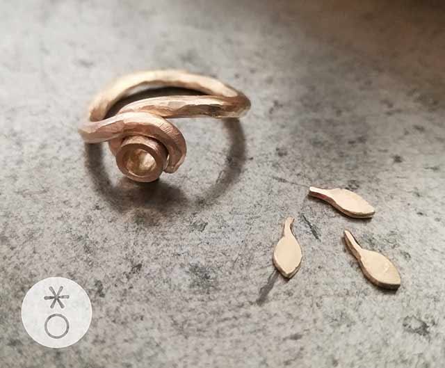 foto amore per la natura in un anello