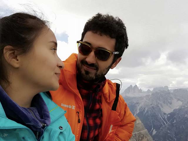 foto proposta di matrimonio in alta quota