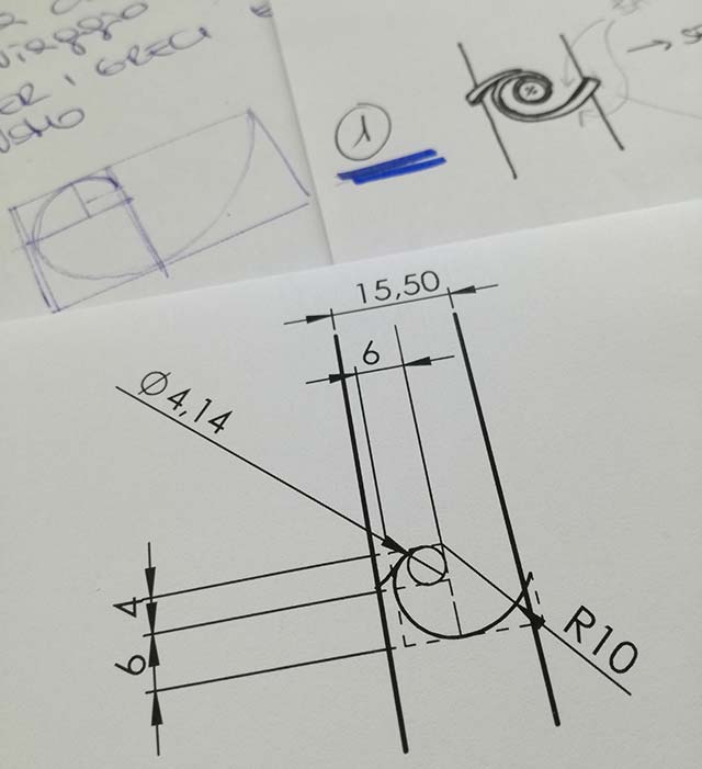 foto progetto anello sezione aurea