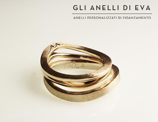 foto come nascono due fedi nuziali fatte a mano