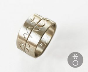 La vostra storia indelebile in due anelli con dedica