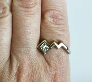 Un anello ispirato alle scale